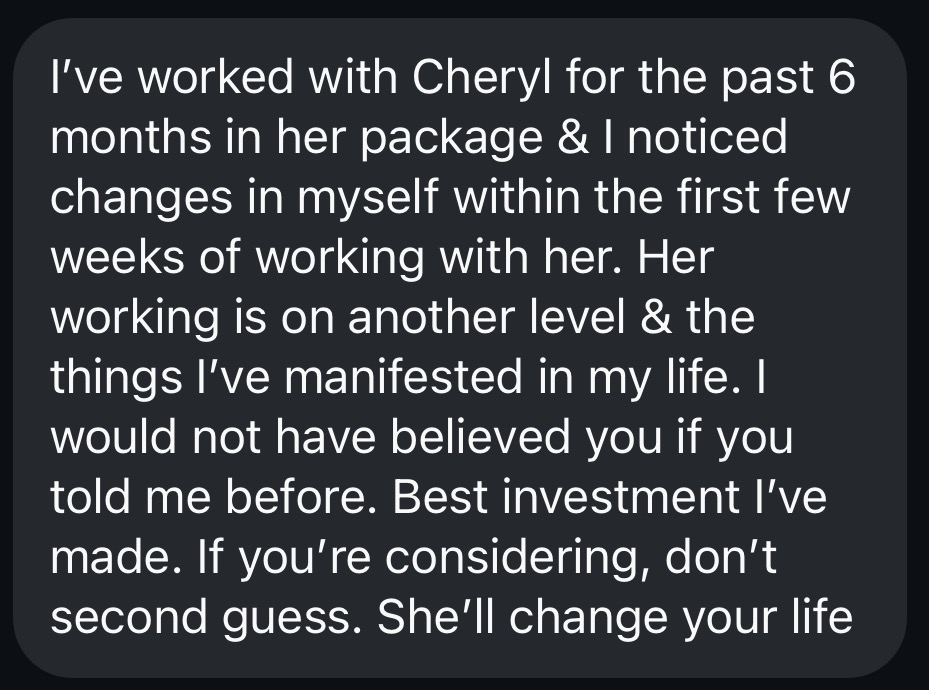 Original Goddess Energy client testimonial 4