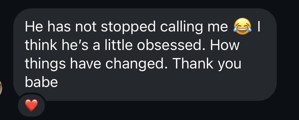 Original Goddess Energy client testimonial 7