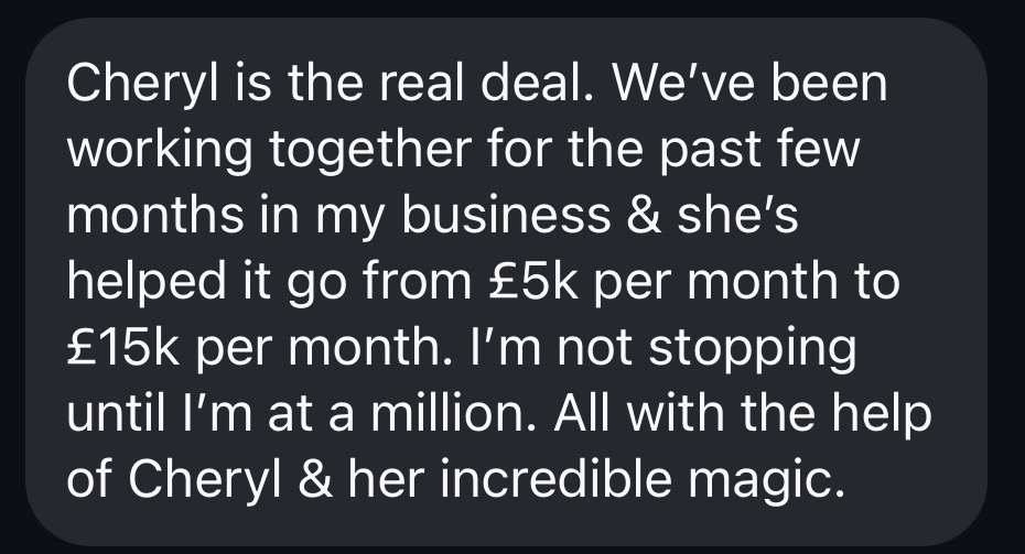 Original Goddess Energy client testimonial 8