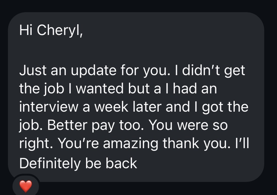 Original Goddess Energy client testimonial 10