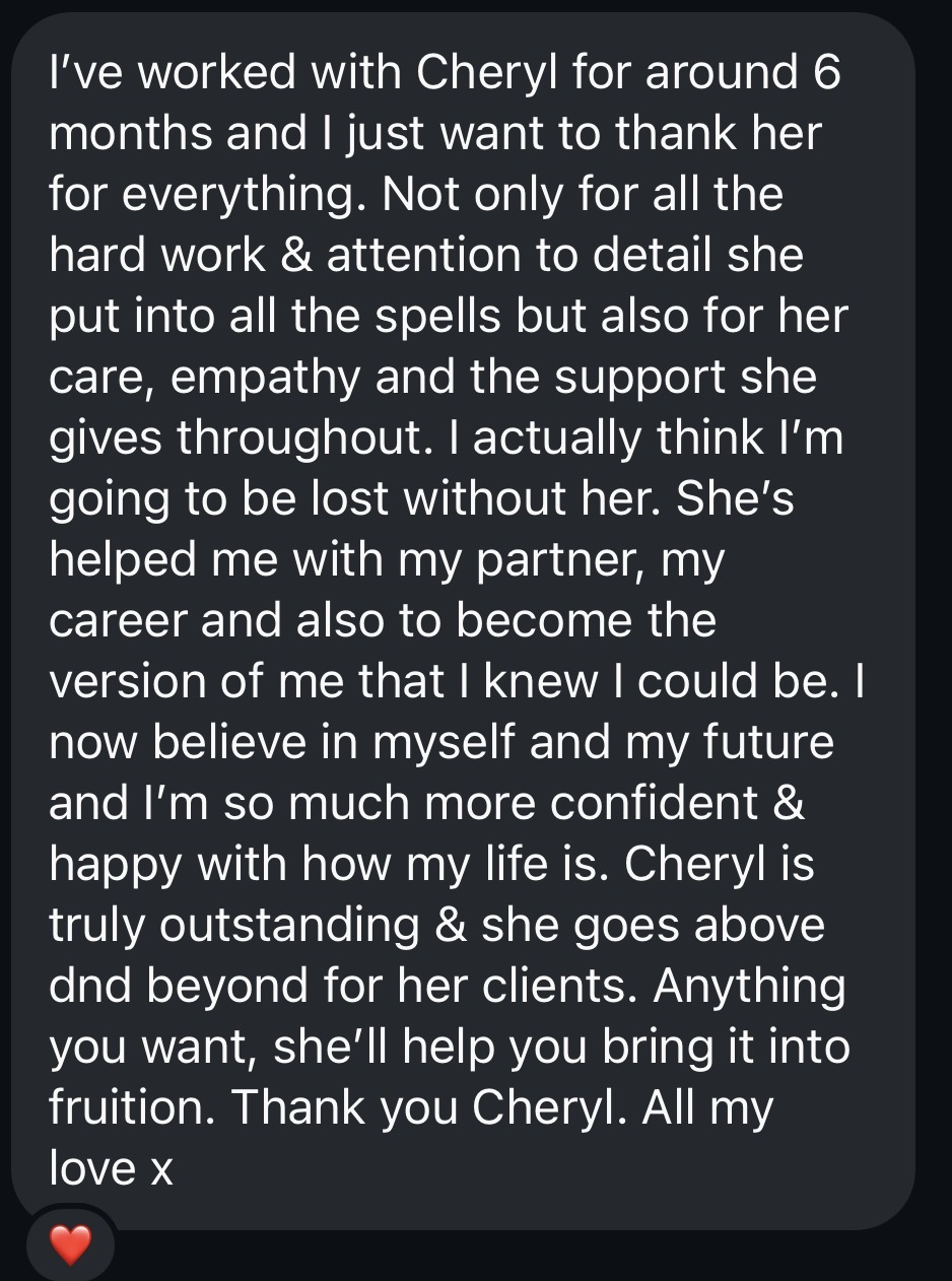 Original Goddess Energy client testimonial 11