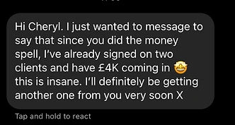 Original Goddess Energy client testimonial 30