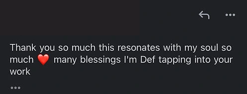 Original Goddess Energy client testimonial 14